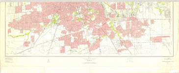 Houston Topography Lower 1955