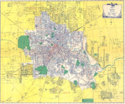 Ashburn's 1947 Houston city map