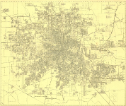 1958 Houston City Map
